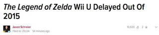 Illustration for article titled Reminder: Nintendo Is Always Delaying Major Zelda Games